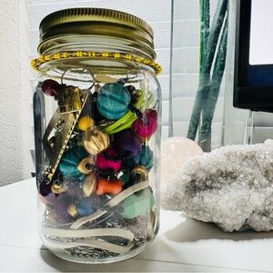 Mystery Jewelry Jar – Boho Vibes – 16oz